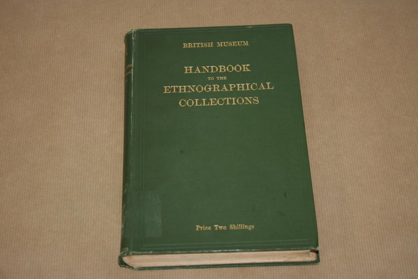  - Handbook to the Ethnographical Collections