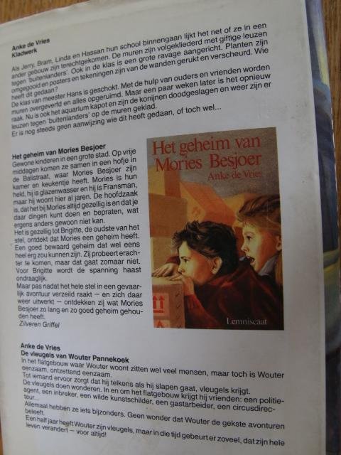 Vries, Anke de - Kladwerk / in 2 uitvoeringen / 1,49 per stuk