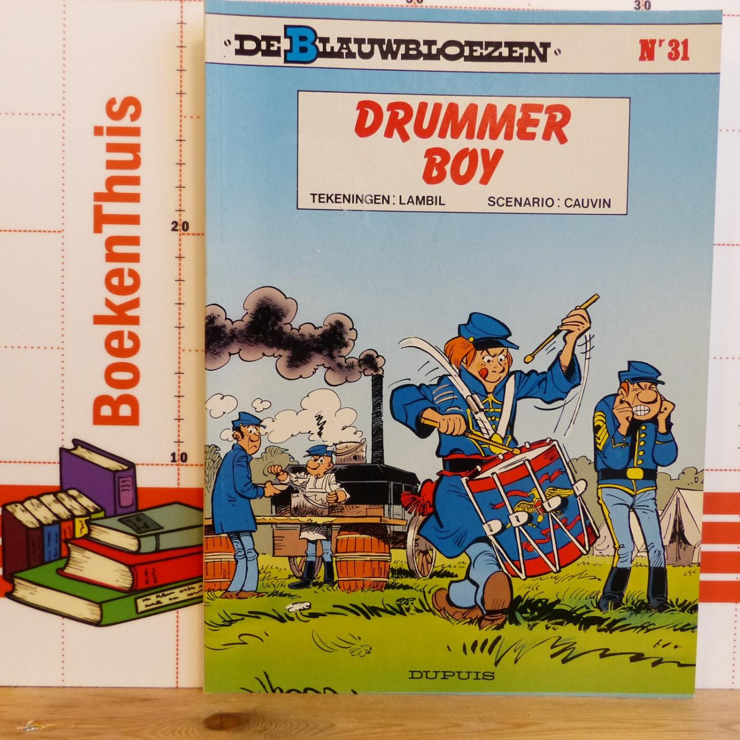 Cauvin, Raoul - Lambil, Willy (ill.) - de Blauwbloezen - 31 - drummer boy
