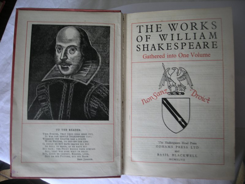 Shakespeare, William - The Works of William Shakespeare,  Gathered into One Volume