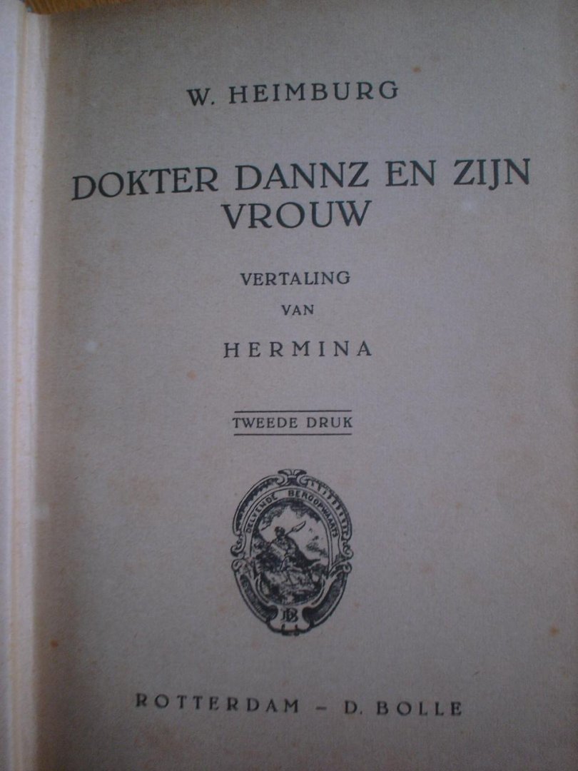 W. Heimburg - Dokter Dannz en zijn vrouw