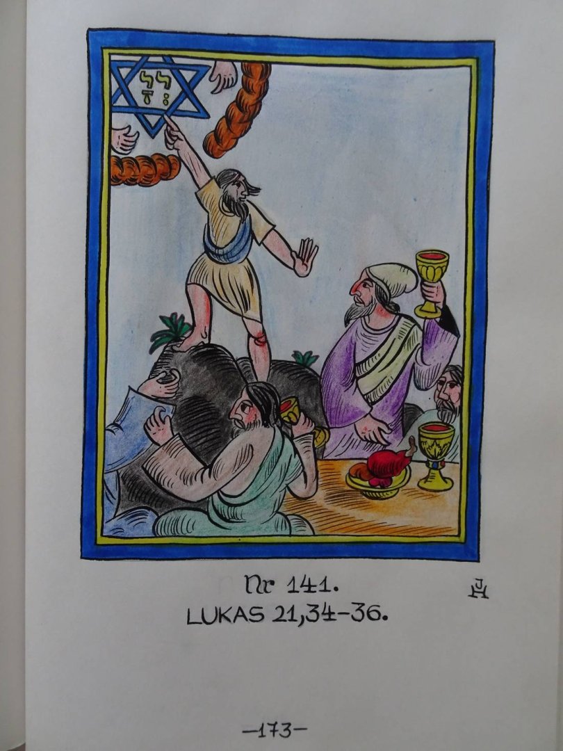 Hejjas, J.A.A. (Reverend). - Biblische Illustrationen. Manuscript , 6 Volumes: I. Thora, II.  Josua - Maleachi, III. Das Evangelium nach Mattäus, IV. Das Evangelum nach Markus. V. Das Evangelium nach Lukas. VI. Das Evangelium nach Johannes.