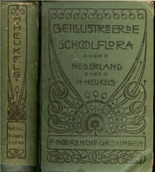 HEUKELS . H met 1656 Afbeeldingen - GEILLUSTREERDE SCHOOLFLORA voor NEDERLAND