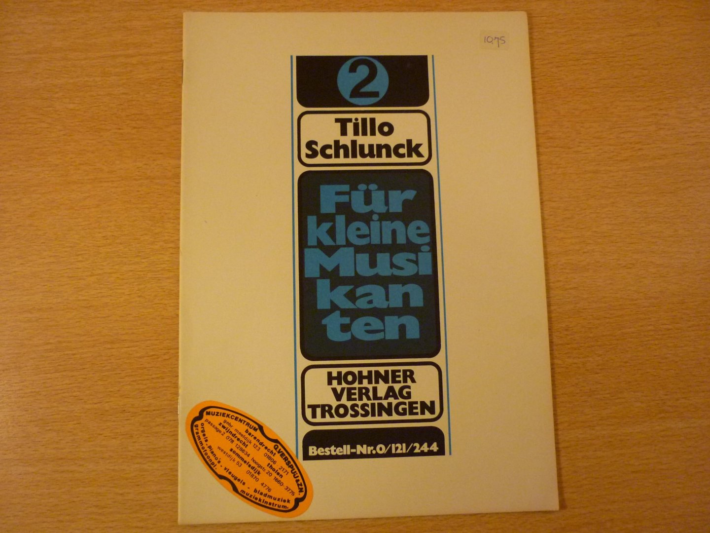 Schlunck; Tillo Fur kleine Musikanten - Fur kleine Musikanten - Boek 2 - Accordeon
