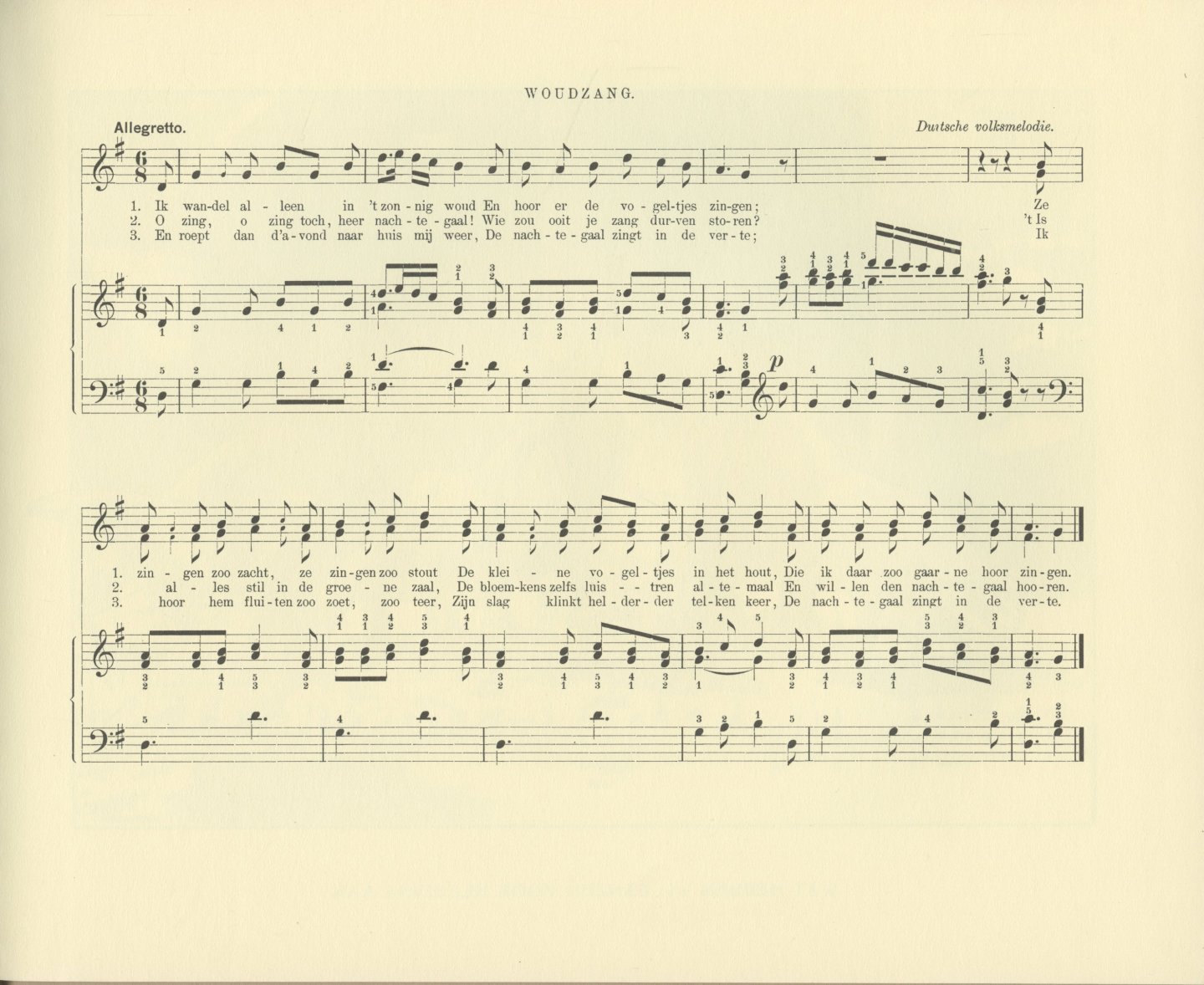 Worp, J. en Goeverneur, J.J.A. [ill.: C. Jetses] - De Zingende kinderwereld. Kinderliedjes voor een of twee stemmen met piano-begeleiding