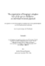 BIESMEIJER, Jacobus Christiaan - The organisation of foraging in stingless bees of the genus Melipona: an individual-oriented approach