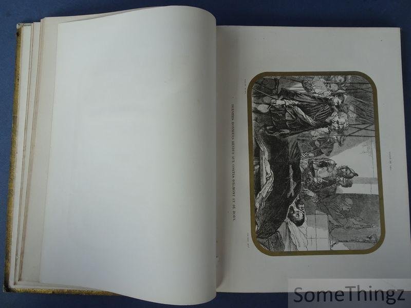 Luthereau, M.J.G.A. [edit.] - Revue de l'exposition générale de Bruxelles. 20 [16] planches gravées ou lithographiées par les meilleurs artistes du pays.