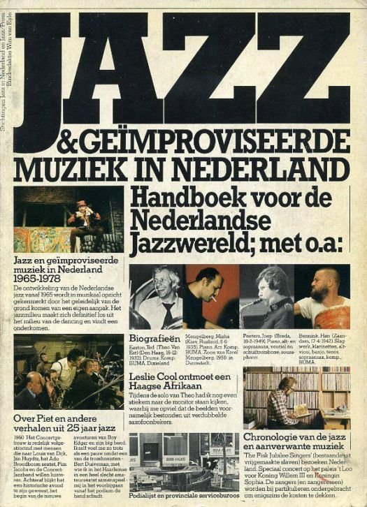 Redactie - Jazz en geïmproviseerde muziek in Nederland.