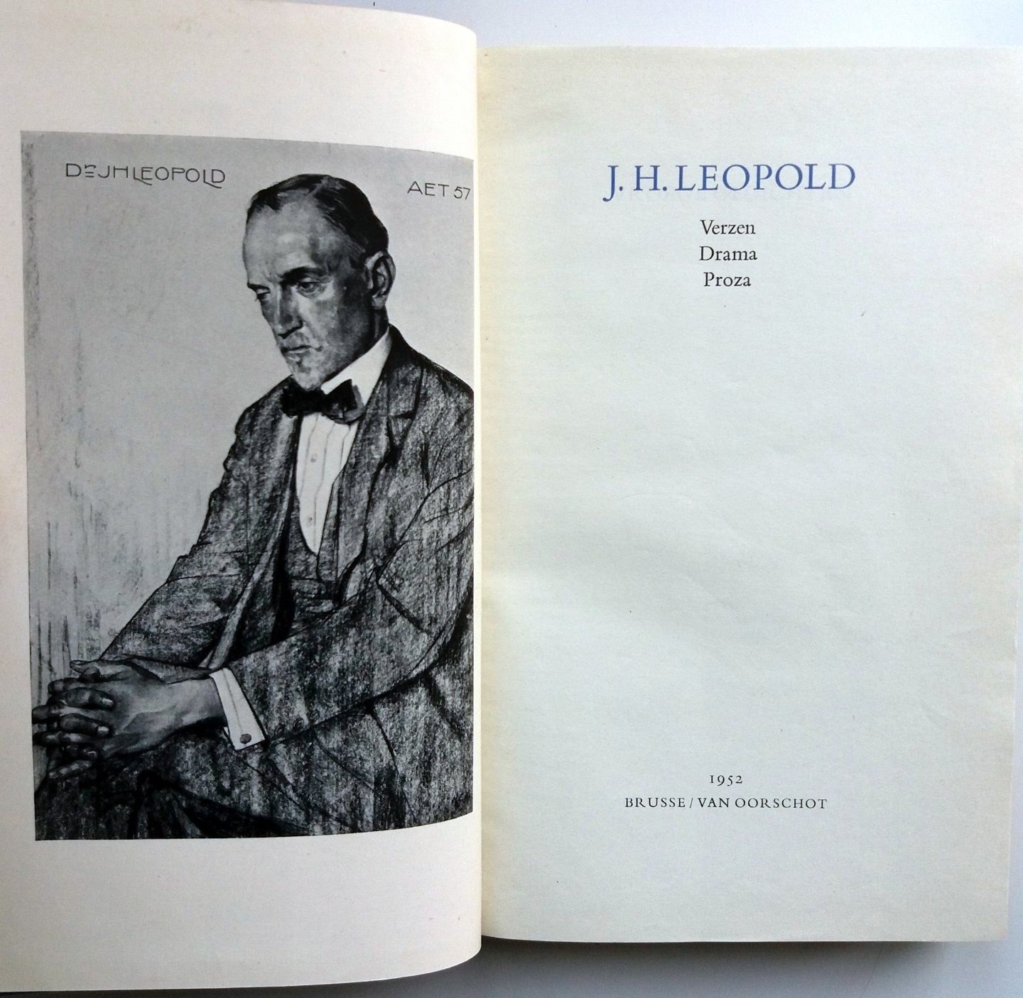 Leopold, J.H. - Verzen-Drama-Proza (Ex.1)