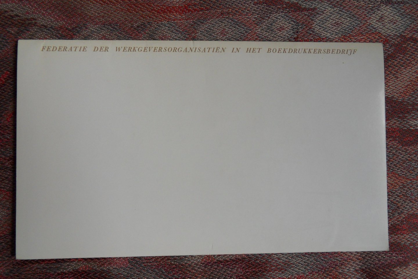 Federatie der Werkgeversorganisatiën in het Boekdrukkersbedrijf. - Het Goed Verzorgde Proefschrift. - Raadgevingen voor het persklaar maken en het laten drukken van proefschriften.