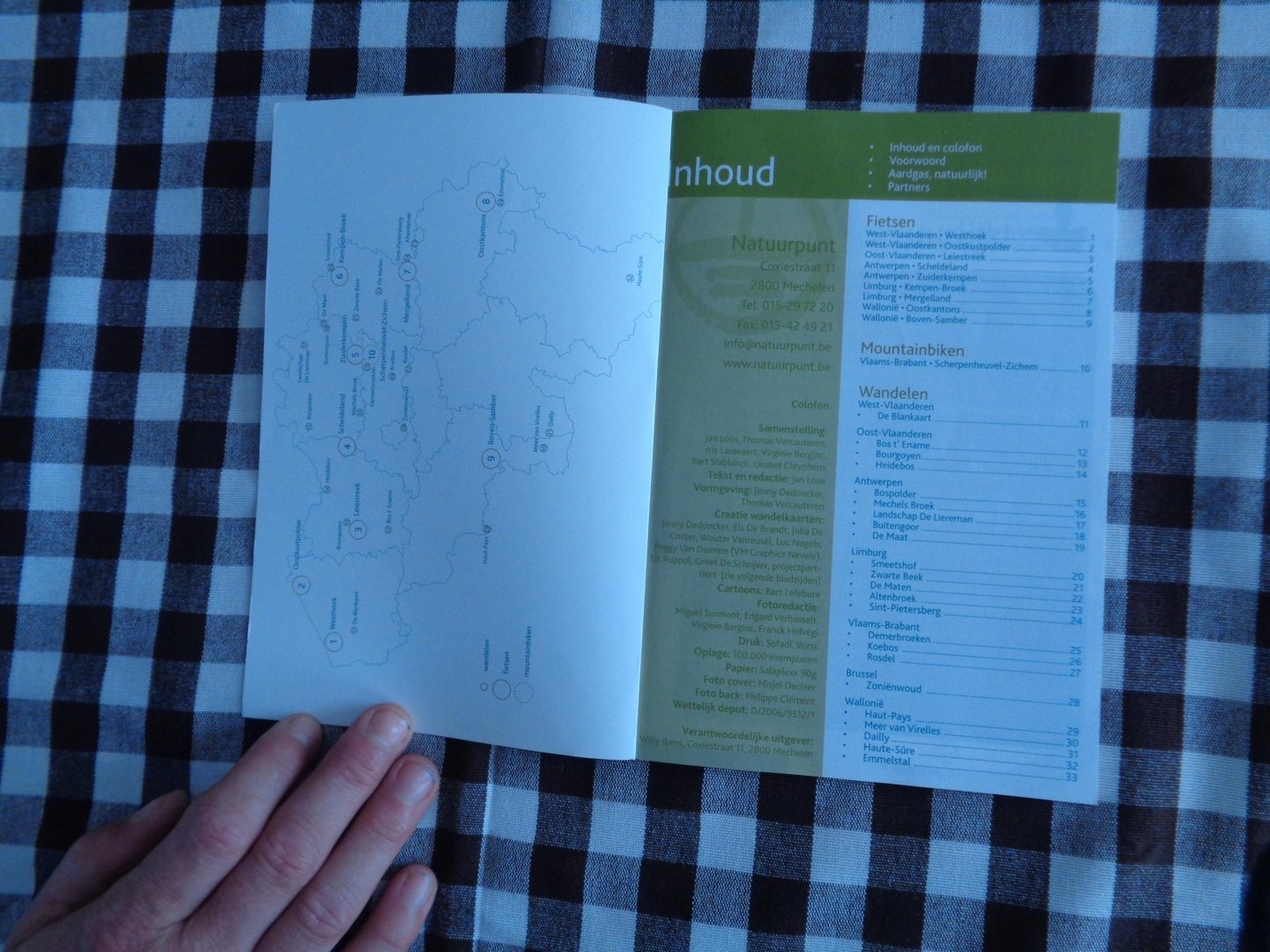 jan loos-thomas vercauteren-iris lauwaert - fiets en wandelgids natuurpunt