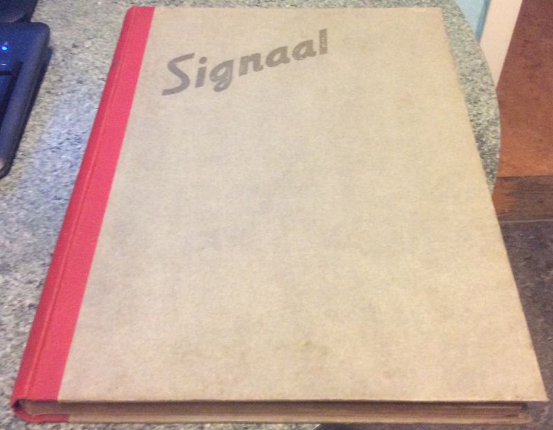 Lechenperg, Harald - Signal 2 wekelijks tijdschriften gebonden 1943 1e halfjaar. Originele Tijdschriften van het