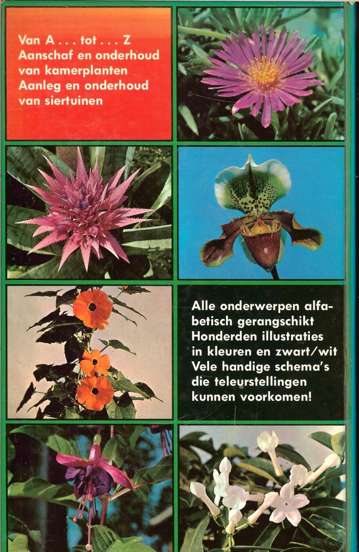 HERWIG - GROOT BLOEMEN- EN PLANTENBOEK * deel 1 kamerplanten * deel 2 tuin