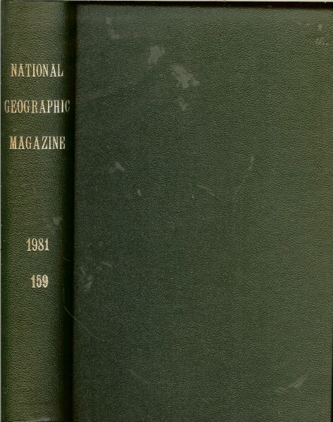 NATIONAL GEOGRAPHIC society Redactie - NATIONAL GEOGRAPHIC index  january-juni 1981 volume 159 dus halfjaar