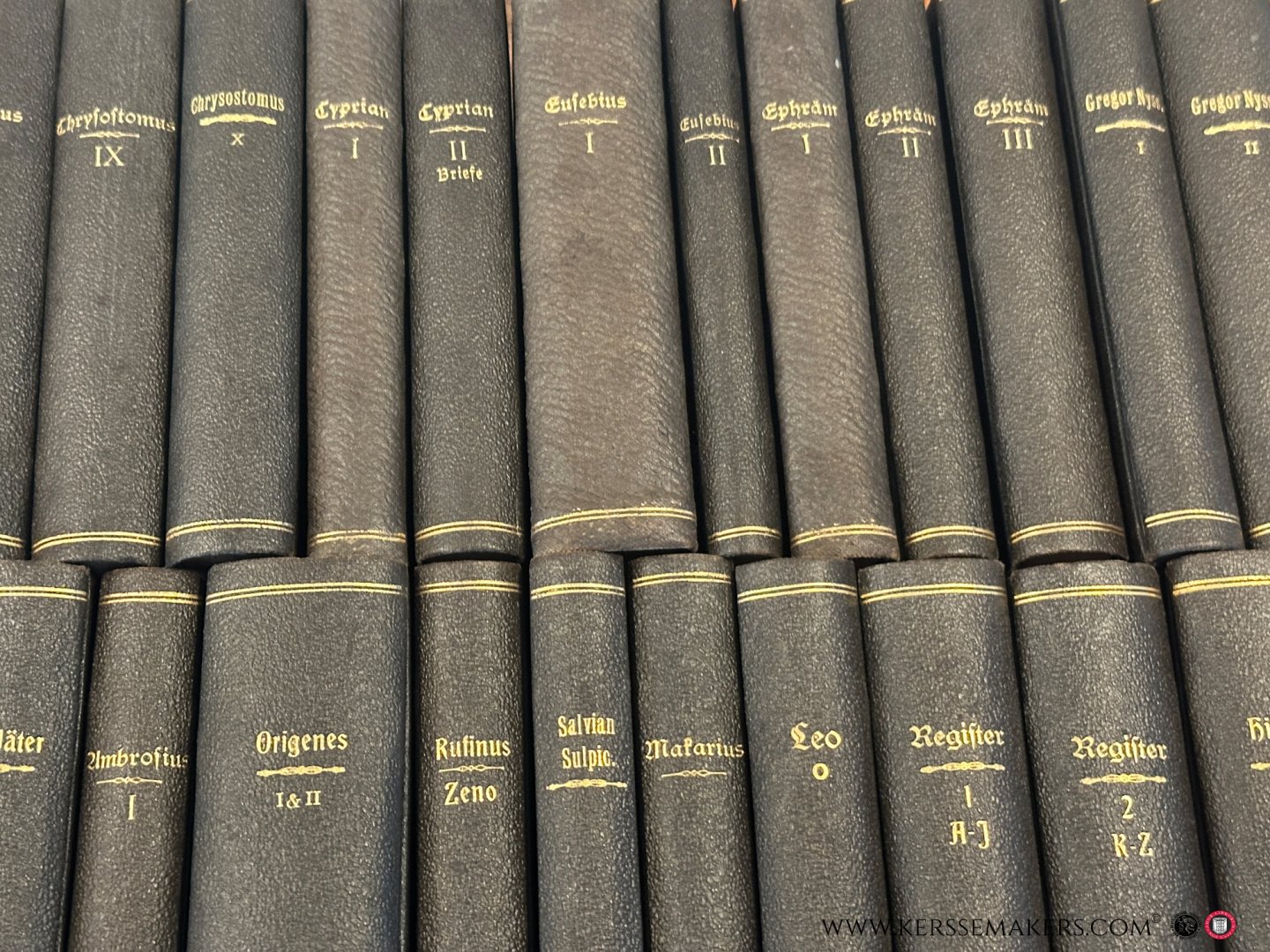 Gallhofer, Valentin / Widén, M. M. / Reichmann, J. / Möhler, J. (Hrsg.). - Bibliothek der Kirchenväter. Auswahl der vorzüglichsten patristischen Werke in deutscher Übersetzung. [63 volumes of the series].
