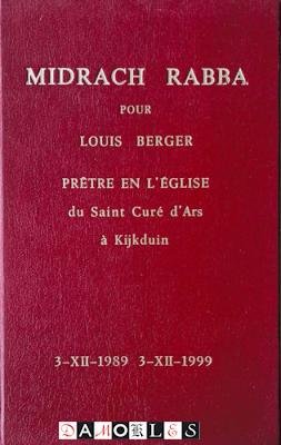  - Midrach Rabba pour Louis Berger