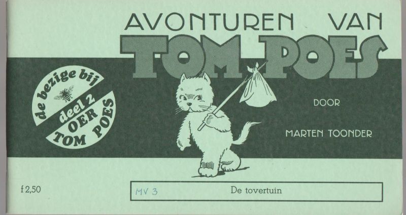 Toonder,Marten - serie Oer-Tom Poes (3 deeltjes)