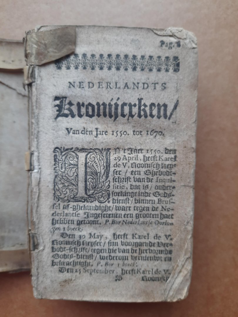 Lambert van den Bosch ( naar grote waarschijnljkheid) - Nederlandts kronijcrken /  Van den jare 1550. tot 1760