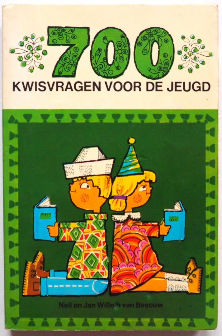 Besouw Nell en Jan Willem van; illustraties Man Kitty de - 700 kwisvragen voor de jeugd
