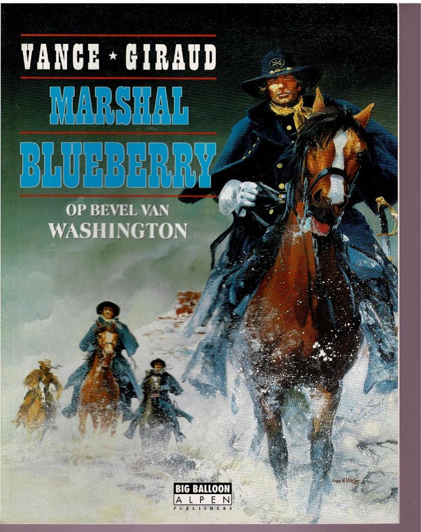 Giraud - marshal Blueberry op bevel van Washington
