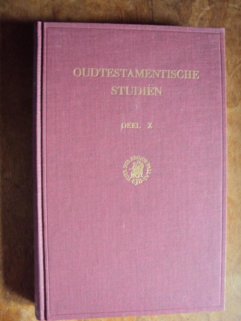 Boer, P.A.H. de (red.) - Oudtestamentische Studiën, deel X
