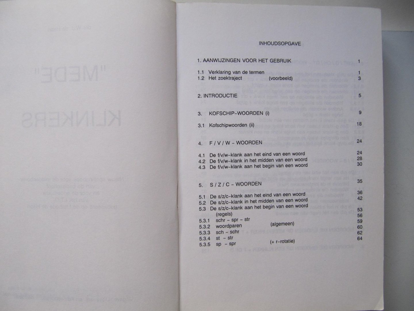 drs. W.J. deHaan - Klinkers / druk 2 - "mede"klinkers/ druk2