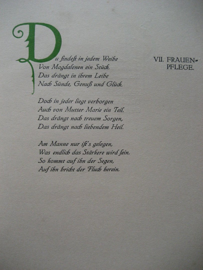 Feist-Wollheim - Karneval der Liebe. Ein Viertelhunderst Liebesgedichte