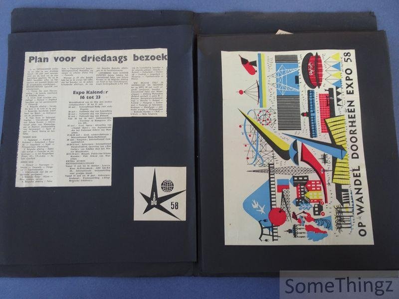 C. Aerts. - Verzameling van ingekleefde artikels, knipsels, reclamefolders en brochures betreffende de wereldtentoonstelling in Brussel 1958 / Expo '58