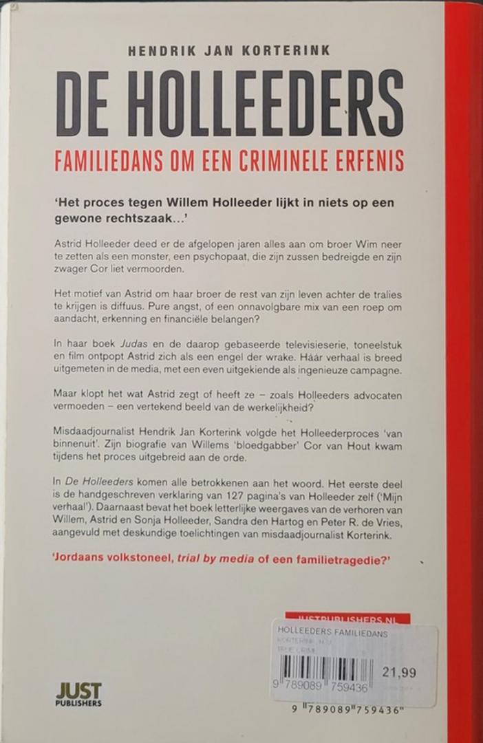 Korterink, Hendrik Jan - De Holleeders / Familiedans om een criminele erfenis