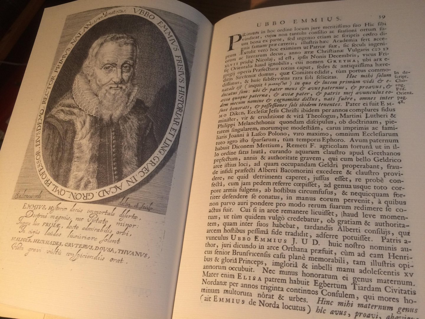 Nicolai, Iohannes - Effigies & Vitae Professorum Academiae Groningae & Omlandiae (facsimile)