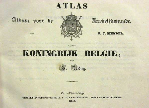 REDING H. - Atlas van het Koningrijk België