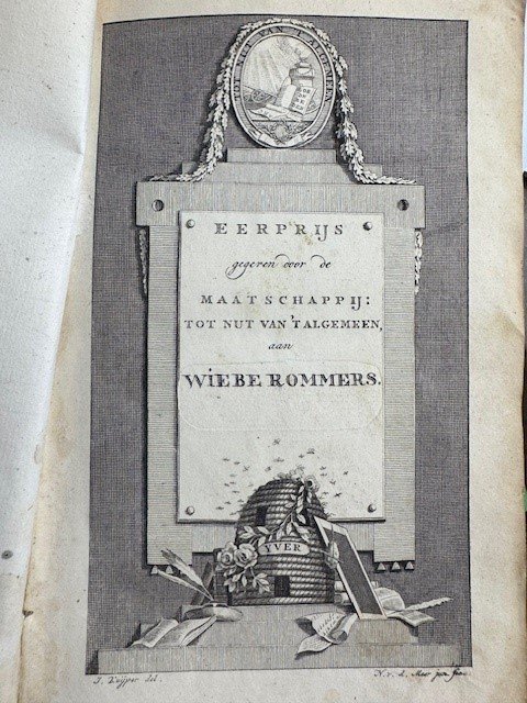WIGERI, J., - Antwoord op de vraag wie is de braave man in 't gemeen Burgerlijk leven? door Johannes Wigeri/Tweede antwoord (...) door Dirk Boing.
