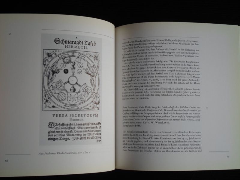 Gilly, C. ed - Johann Valentin Andrae 1586-1986, Die Manifeste der Rosenkreuzerbruderschaft, Katalog einder Ausstellung in der Bibliotheca Philosophica Hermetica