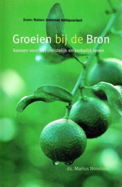 Noorloos, Ds. Marius - Groeien bij de Bron. Kansen voor het christelijk en kerkelijk leven