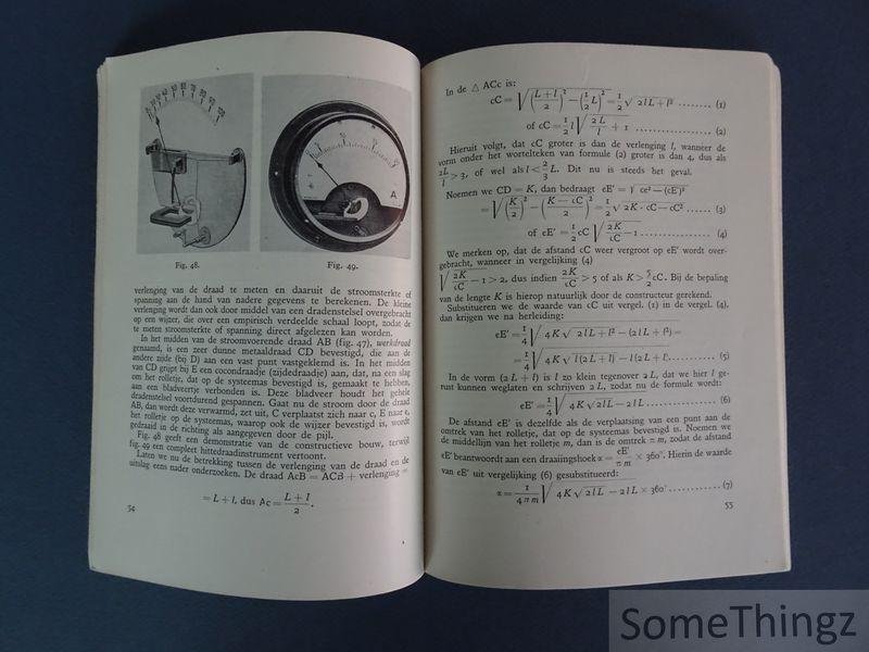 Lonkhuyzen, H,J. van - Technische meetinstrumenten: handboek voor electrotechnici en onderwijsinrichtingen.