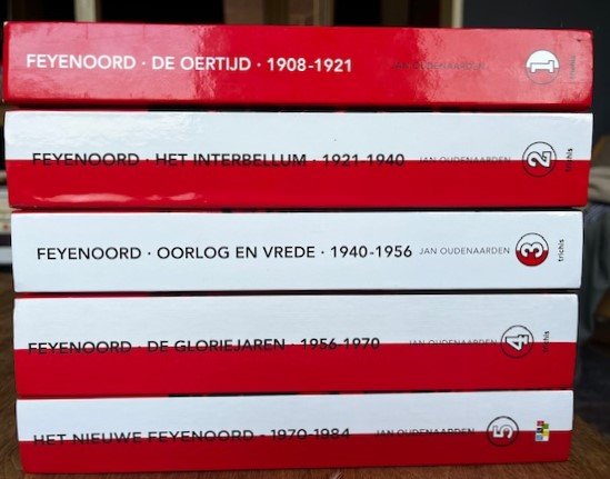 Oudenaarden, Jan - De Geschiedenis van Feyenoord Deel 1 t/m 5