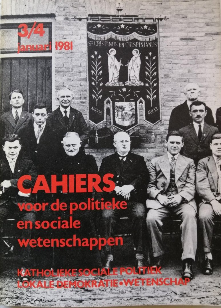 Jos van Meeuwen, Harrie Kuiper, Marja Wagenaar e..a. - Cahiers voor politieke en sociale wetenschappen Katholieke plitie Lokale demokratie-wetenschap
