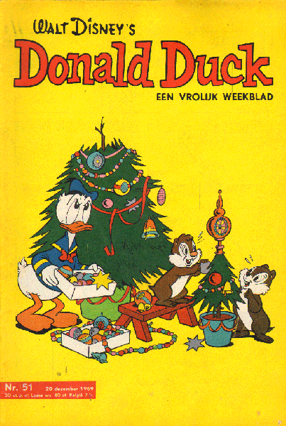 Disney, Walt - Donald Duck 1969 nr. 51 , 20 december , Een Vrolijk Weekblad,  goede staat