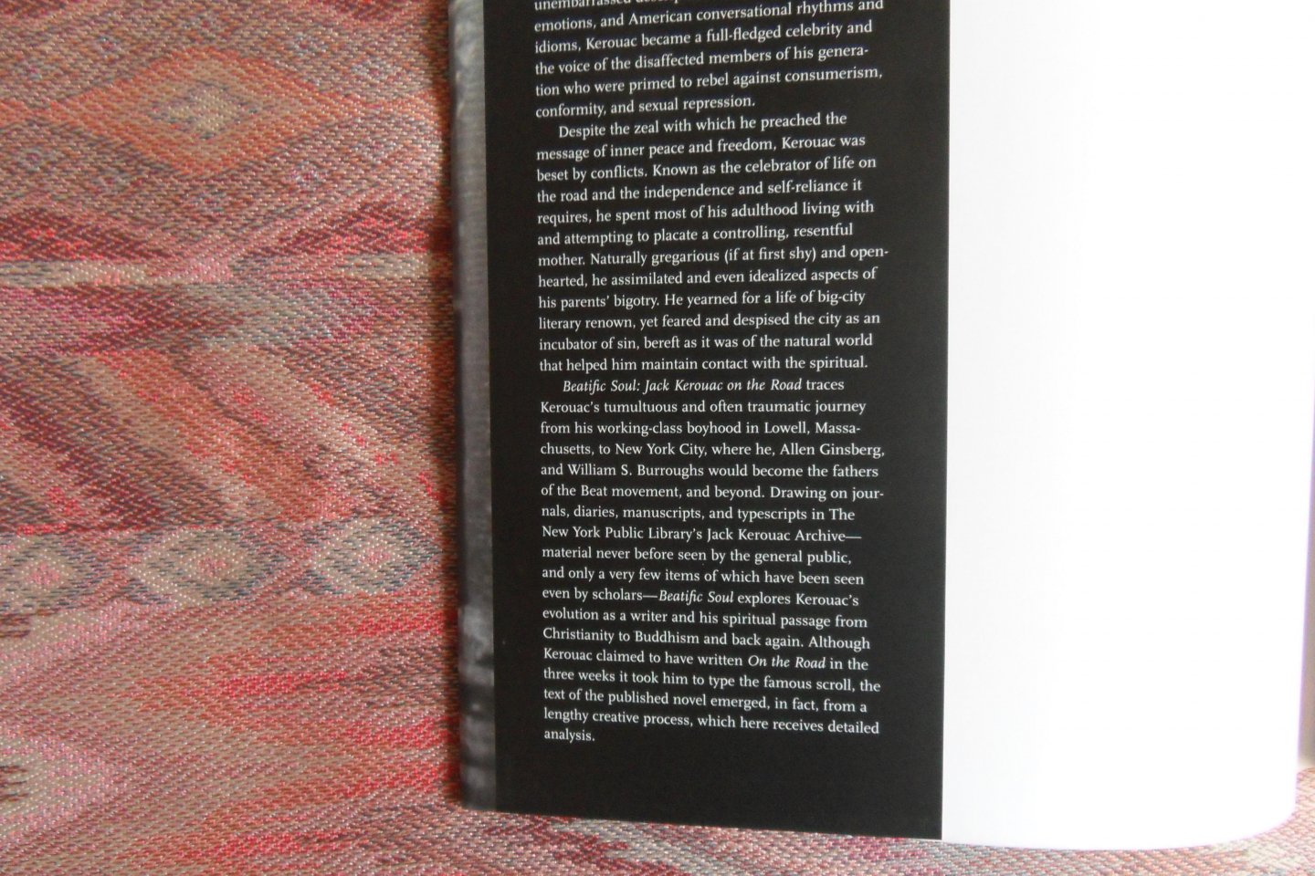 Gewirtz, Isaac. - Beatific Soul. - Jack Kerouac on the Road.