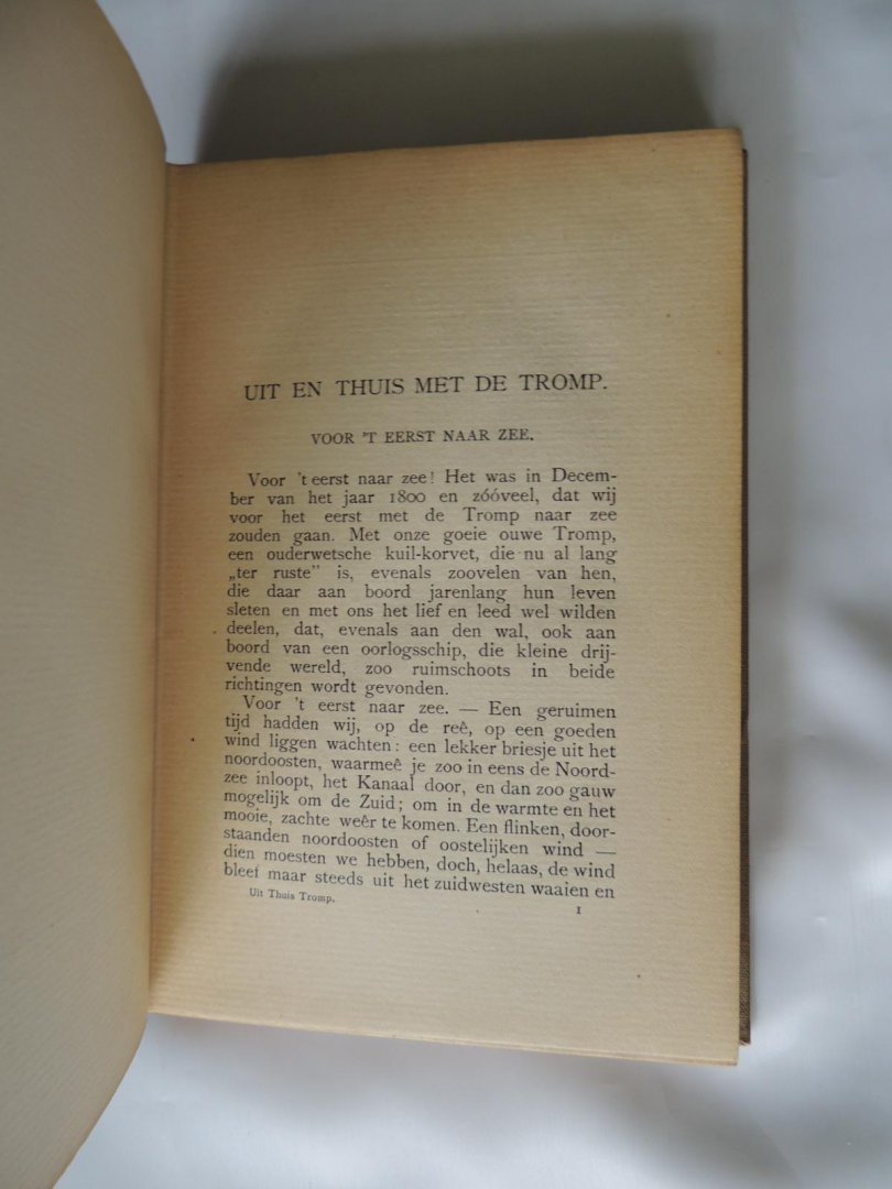 Werumeus Weruméus Buning, A. - De mottige. Verschillende Ouwe Heeren. Een kritiek Oogenblik. De Rooie. Uit en Thuis met de Tromp.  Jonker Sicco. - Marine  Schetsen