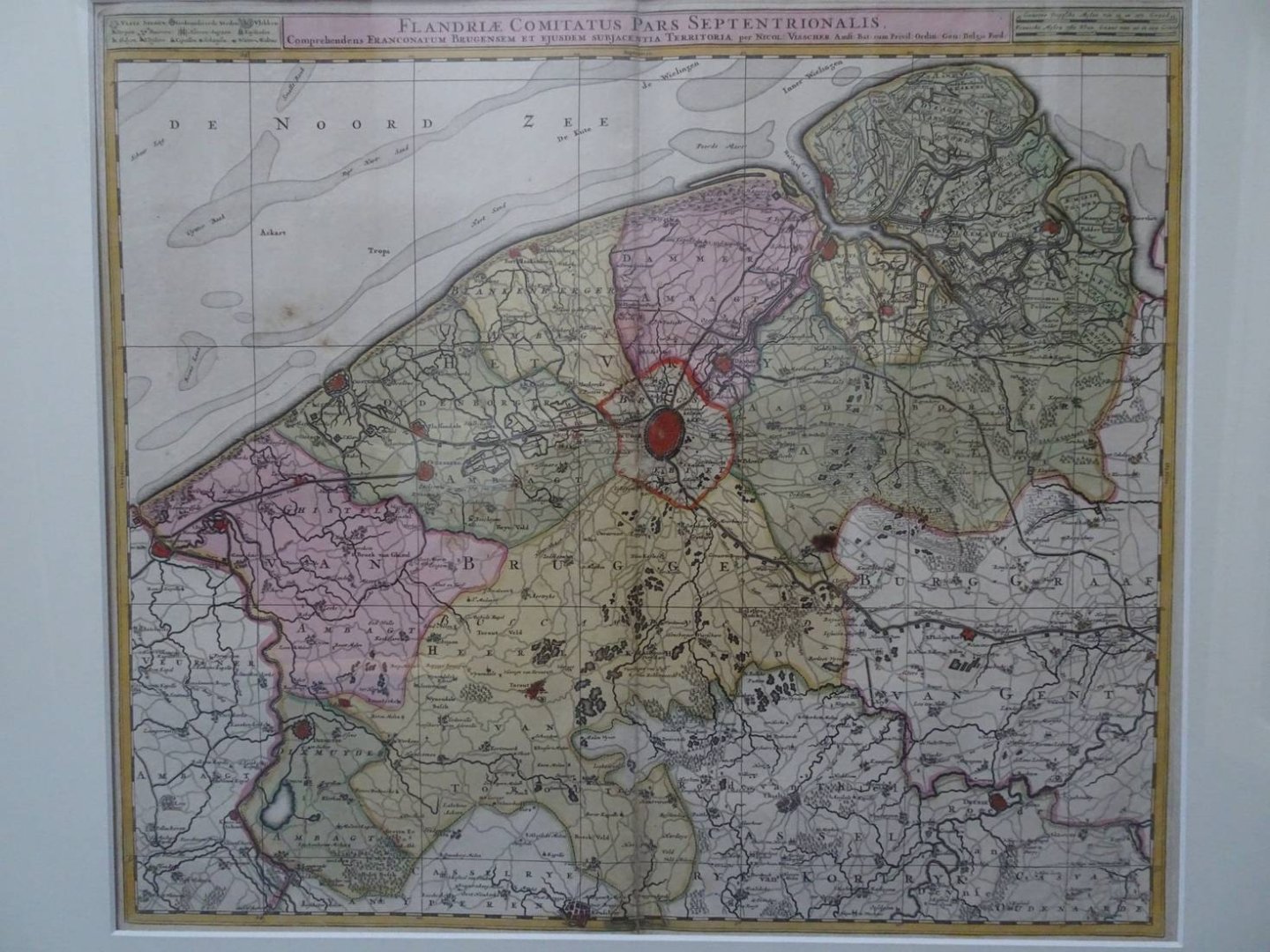 West-Vlaanderen. - Flandriae Comitatus Pars Septentrionalis.