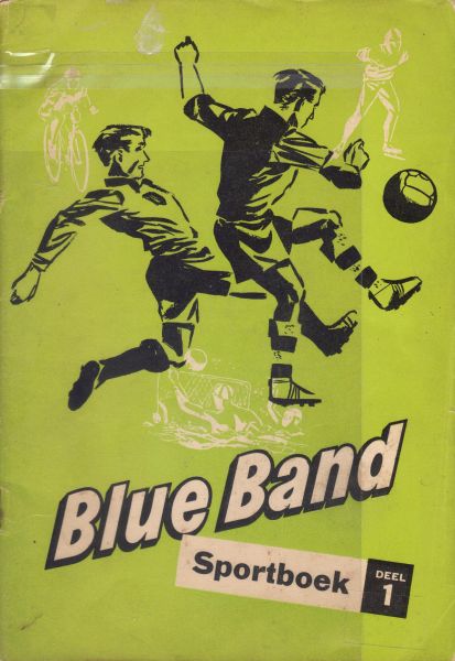 32 bekende sportjournalisten van toen - Blue Band Sportboek 1 -2 -4 -5 -6 -7