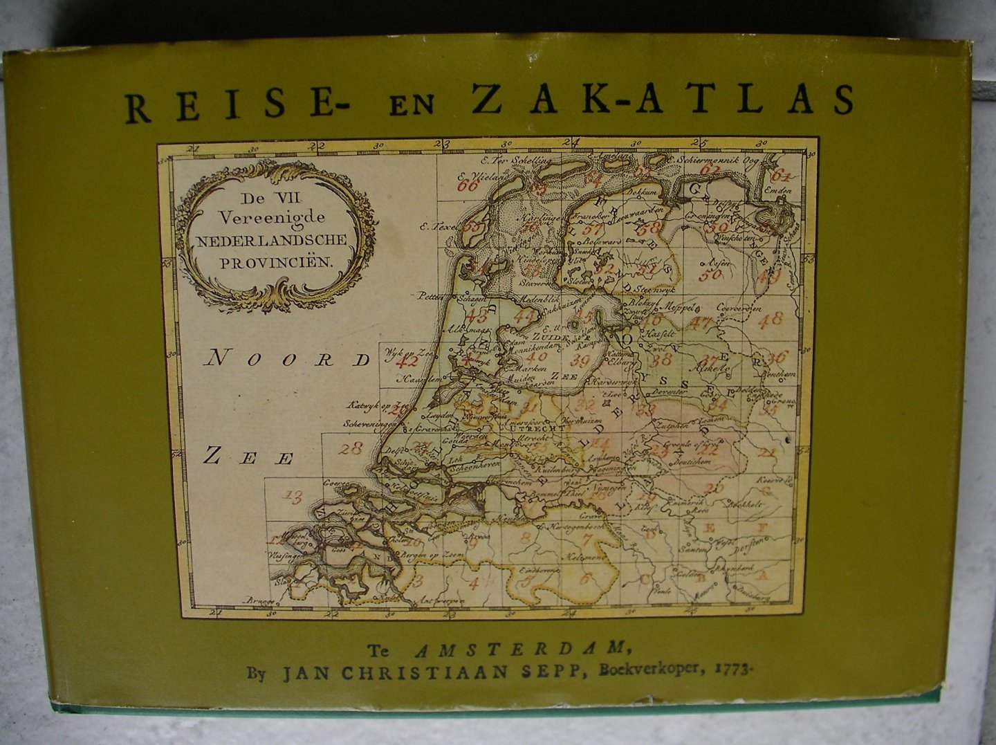  - Nieuwe geographische ned. reise zak-atlas / druk 1