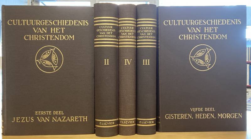 WATERINK, J. / DUINKERKEN, A. VAN E.A. (RED.) - Cultuurgeschiedenis van het Christendom. [5 delen; compleet]
