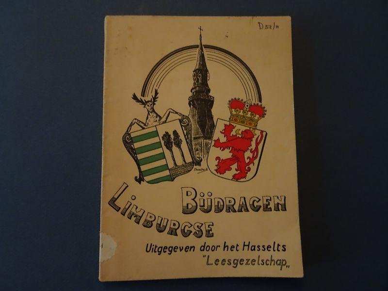 N/A. - Limburgse bijdragen, uitgave Leesgezelschap Hasselt 27e bundel. Het Leesgezelschap, 13 maart 1893-1953.