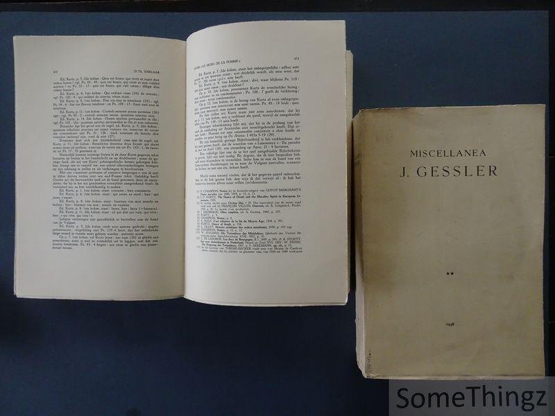 Div. auteurs / Gessler J. [Jan]. - Miscellanea J. Gessler. Deel 1 en 2.