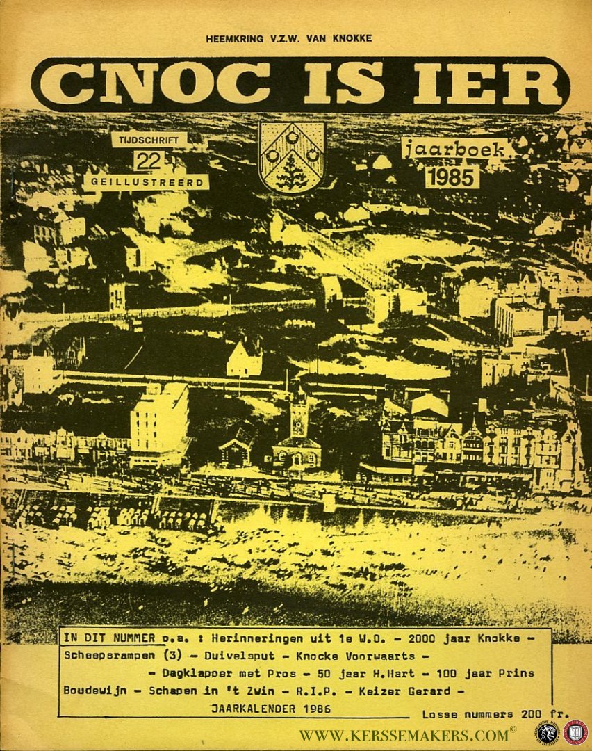 AA - Cnoc is ier. Tijdschrift 22. Jaarboek 1985.