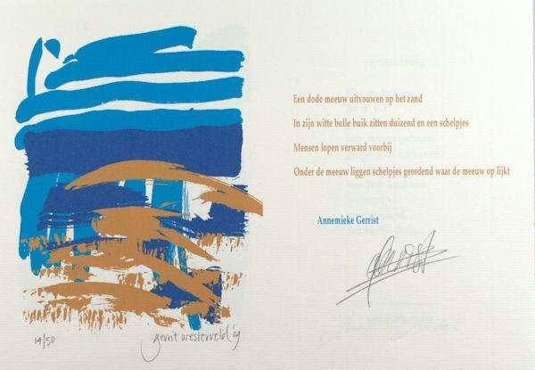 Gerrist, Annemieke. - 'Een dode meeuw op het zand...