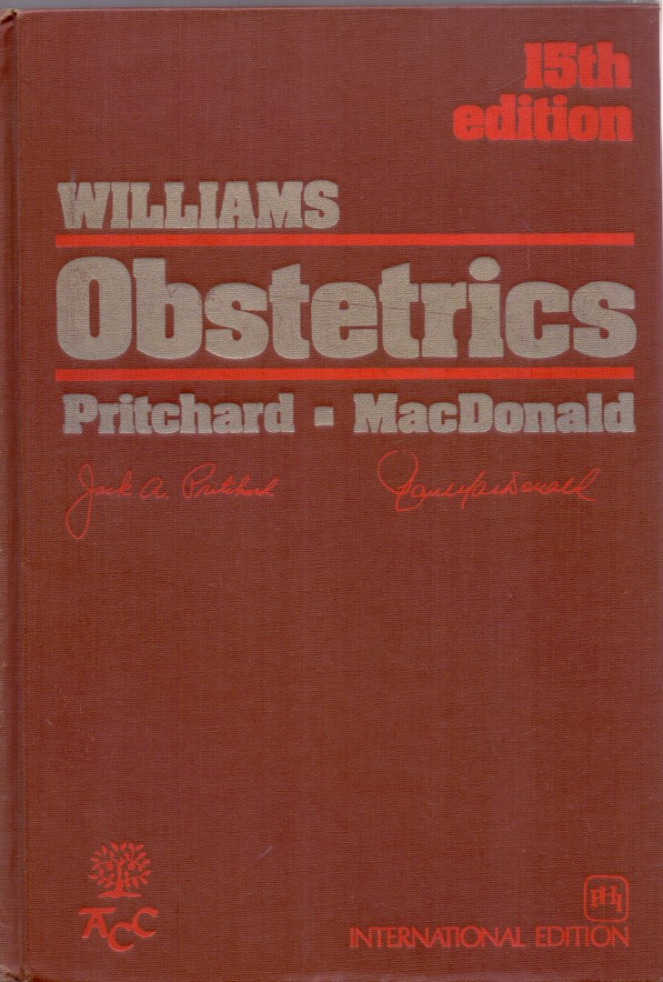 Pritchard, Jack A./ Macdonald, Paul C.(ds1259) - Williams Obstetrics