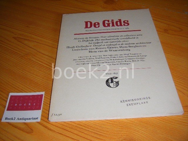 H.J.A. Hofland en anderen (red.) - De Gids, 147e jrg., nr. 3, 1984